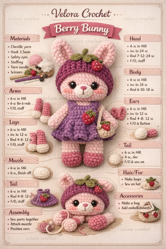 Crochet butterfly motifs with muted blue wings and olive green bodies for beginners
