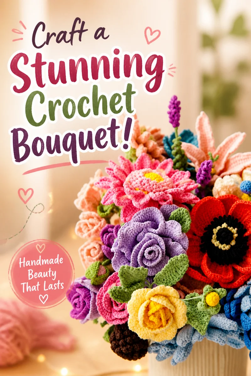 Craft a Stunning Bouquet with Our Crochet Lily Flower Free Pattern!