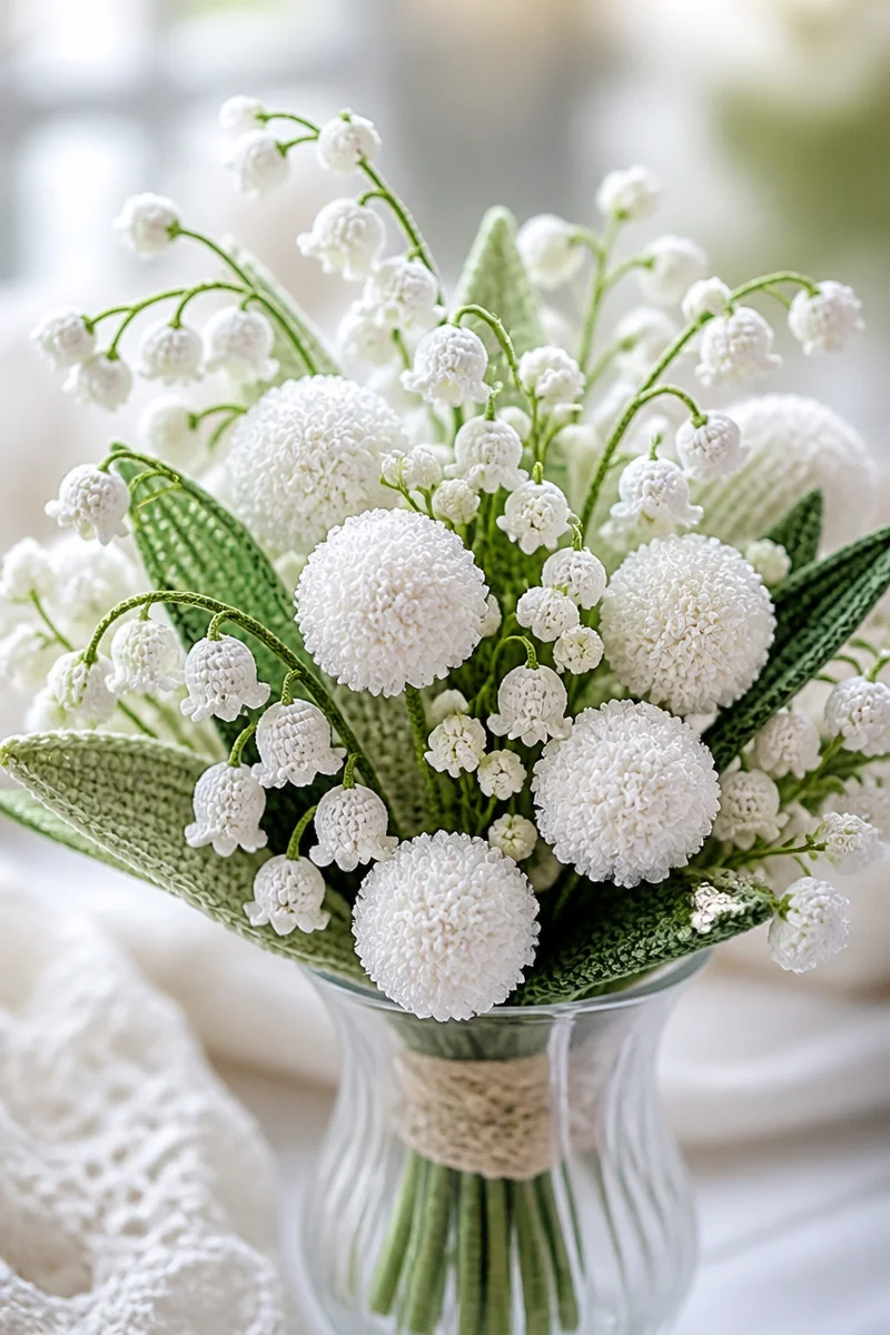Craft Your Dream Wedding with Our Crochet Lily of the Valley Free Pattern