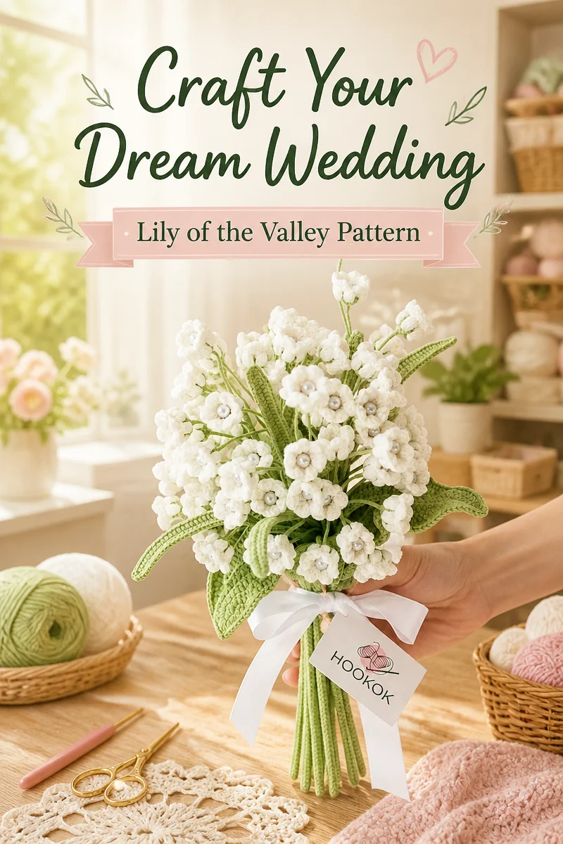 Crochet Lily of the Valley Free Pattern for Wedding Bouquets