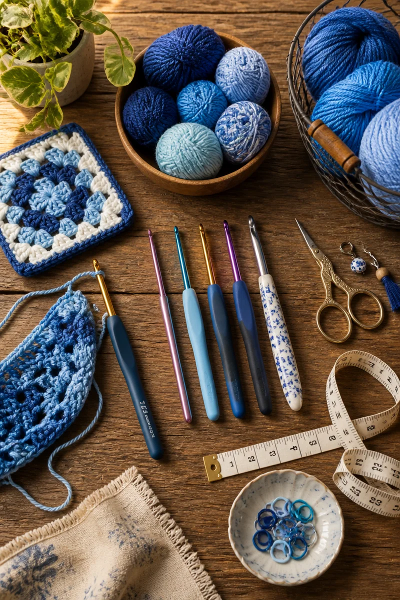 Create Your Own Crochet Forget-Me-Not Flower Free Pattern Today!