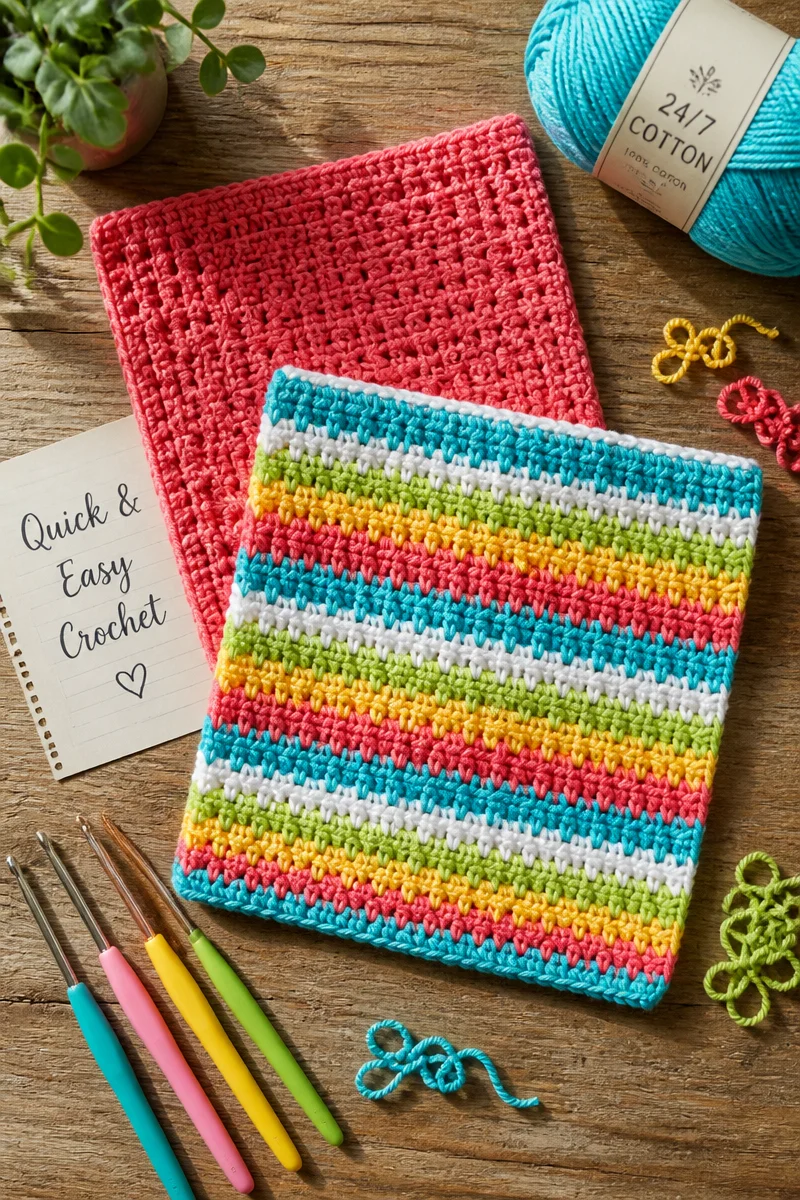 Mini Crochet Flower Free Pattern Using Scrap Yarn