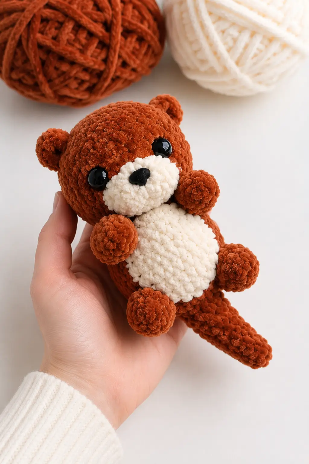 Pocket Otter Amigurumi Crochet Pattern