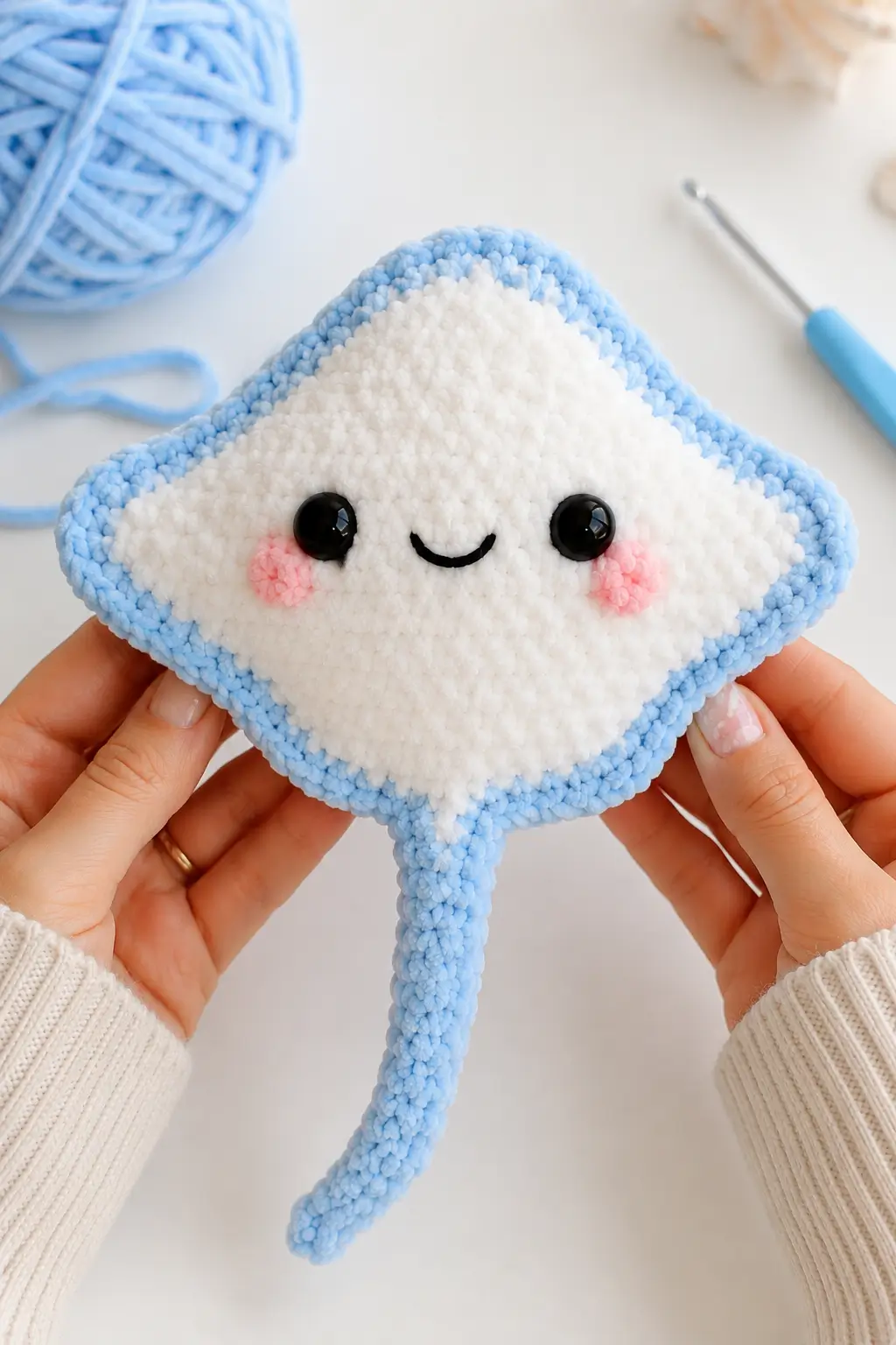 How to Crochet Little Ray Pattern Sure to Brighten Any Room