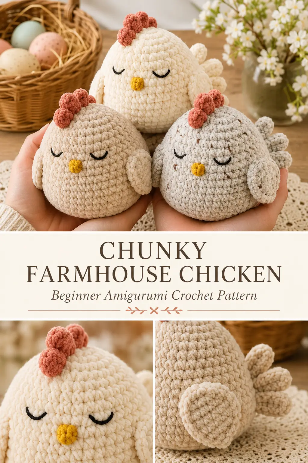 Mabel-Inspired Chunky Chicken Crochet Pattern