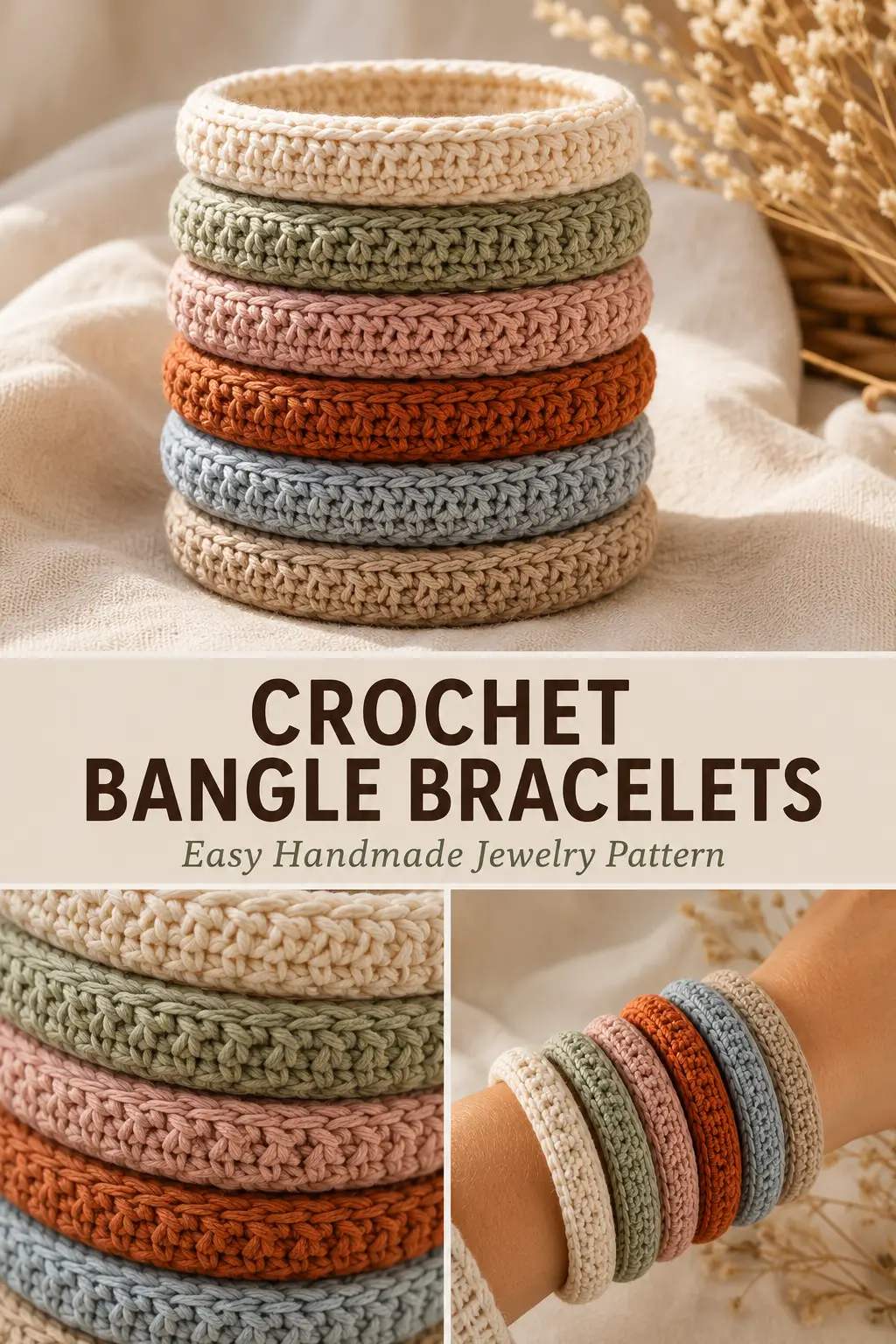 Crochet Bangle Bracelet Pattern