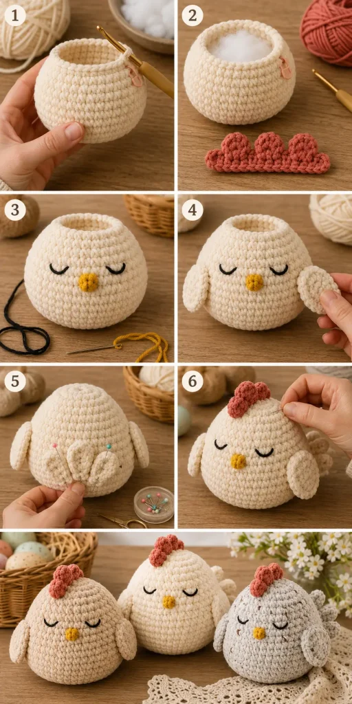 Mabel-Inspired Chunky Chicken Crochet Pattern
