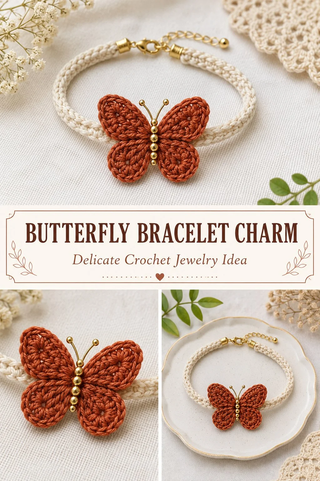 Beautiful butterfly bracelet charm, perfect for accessorizing.