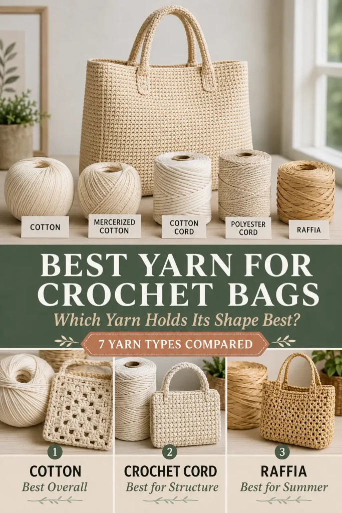 Best Yarn for Crochet Bags That Hold Their Shape