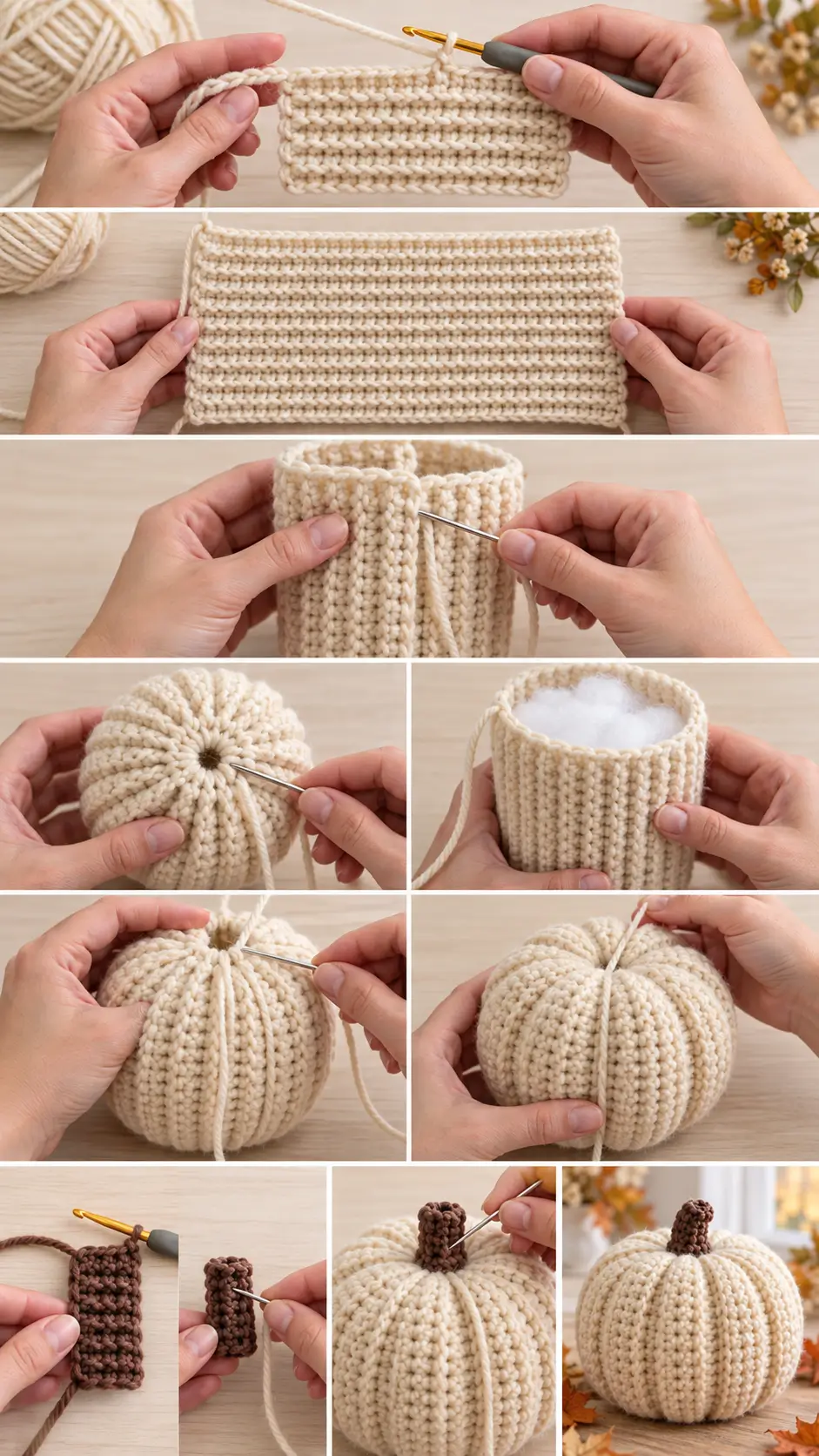 Ridge Pumpkin Crochet Pattern