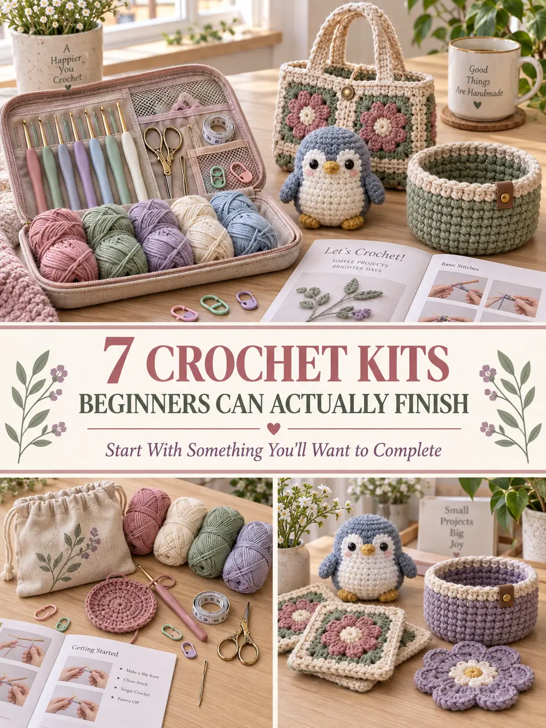 7 Crochet Kits Beginners Can Actually Finish