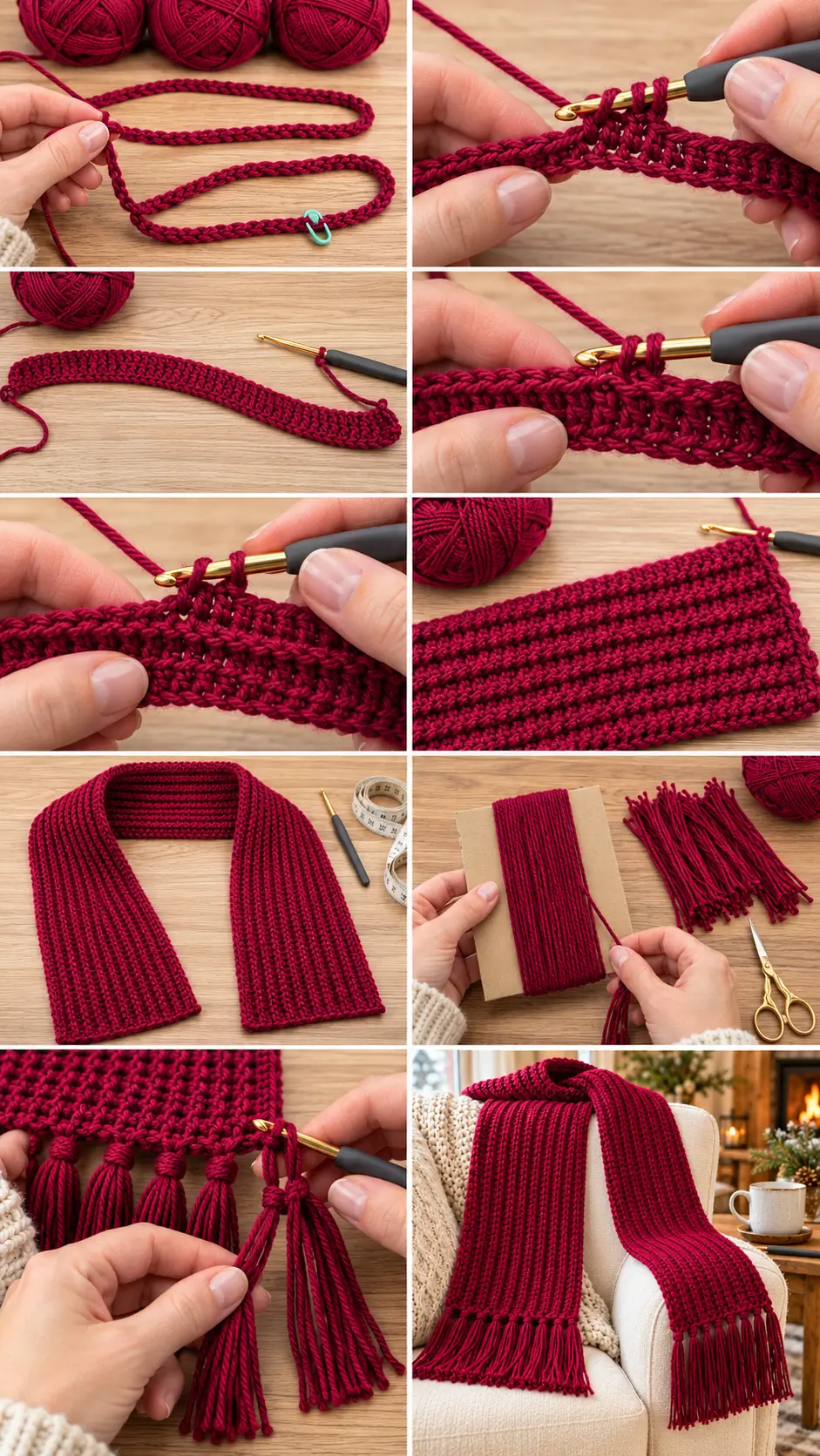 Free Crochet Mikasa Scarf Pattern – 
